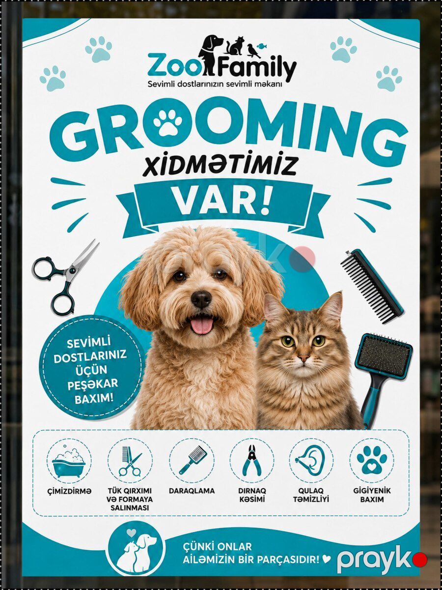 Grooming xidməti — Heyvanların baxılması, dressura, Bakı