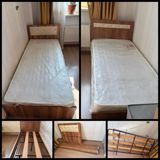 İşlənmiş, Təknəfərlik çarpayı, Bazasız, Matras ilə — Кровати