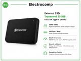 External SSD Transcend 250GB ESD270C Type-C (Black) — ElectroComp — Computers & Laptops