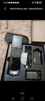 Nokia 8 Sirocco, rəng - Qara, Düyməli — Nokia