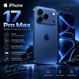 Apple iPhone 17 Pro Max Deep Blue 256GB/12GB — By Electronics — Smartphones