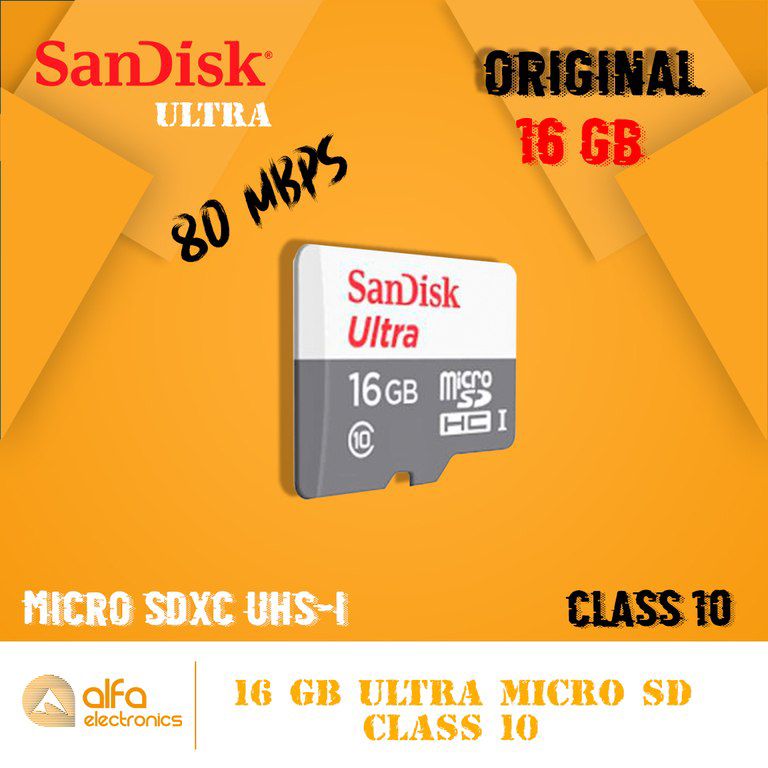 Ultra Micro Sd Kart "Sandisk Class 10" — Periferik cihazlar, Bakı (5)