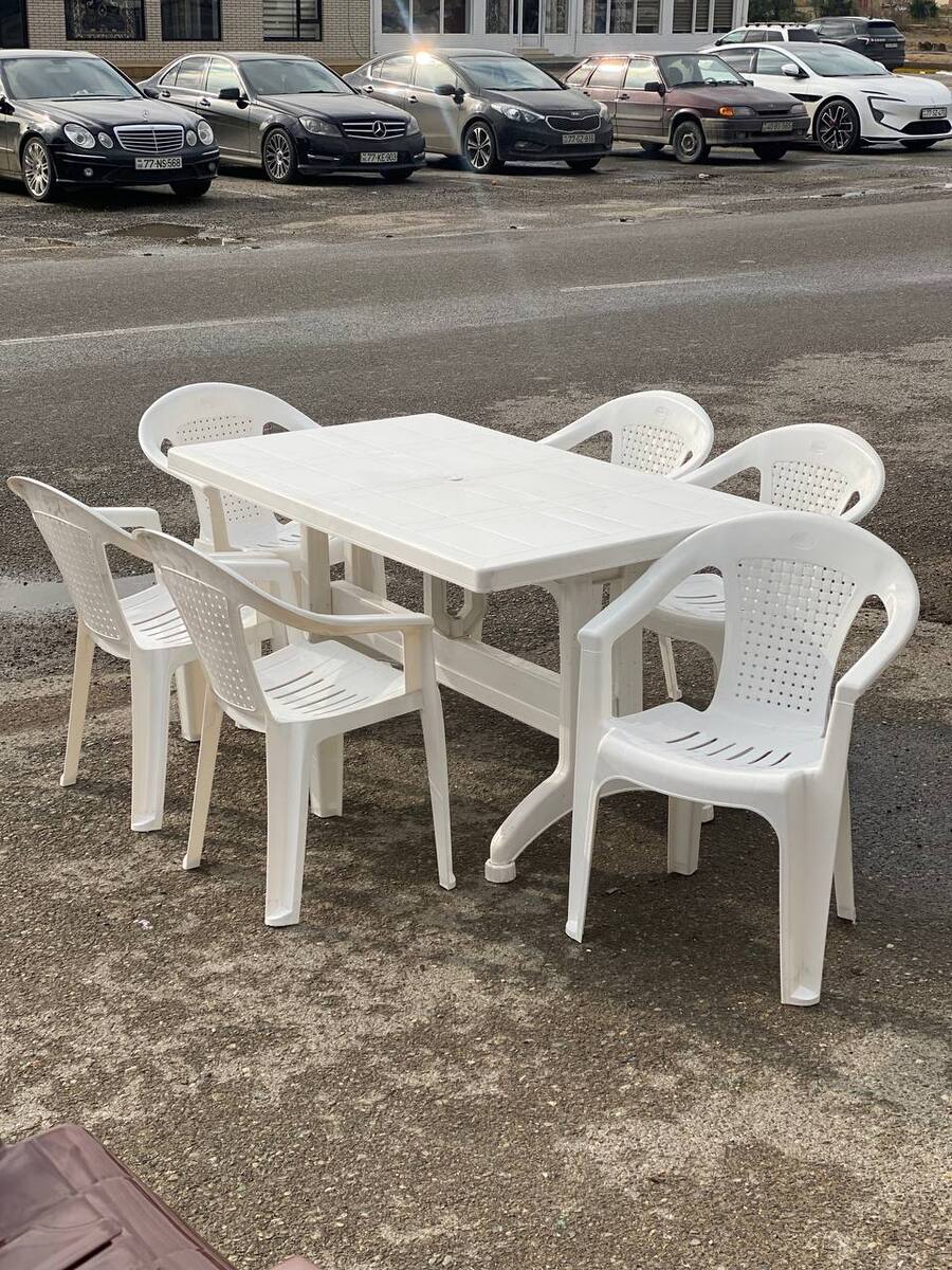 Plastik masa və oturacaqlar — Mebel, Bakı (5)