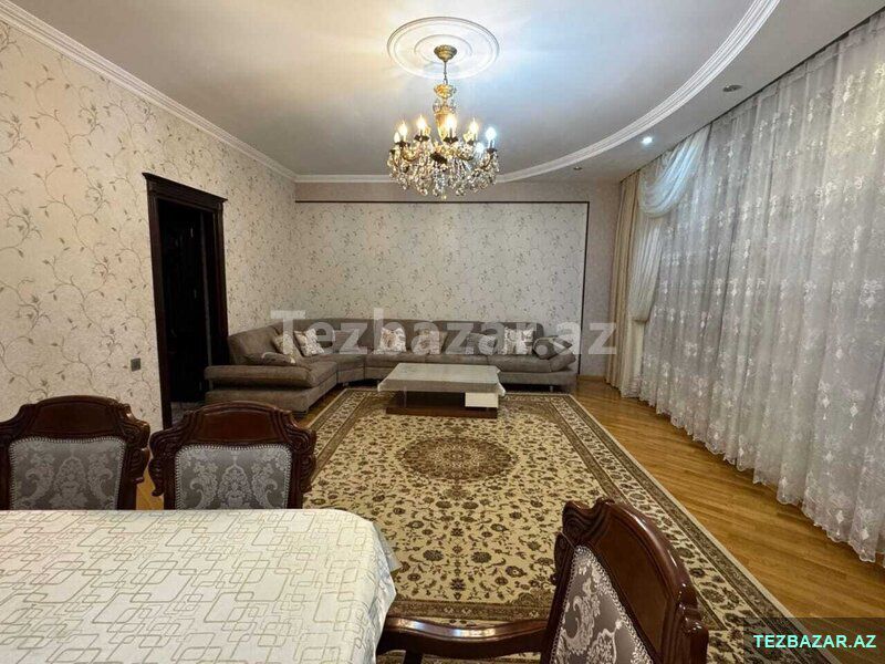 Satılır 3 otaqlı yeni tikili 135 m², Elmlər Akademiyası m — Mənzil, Bakı (3)