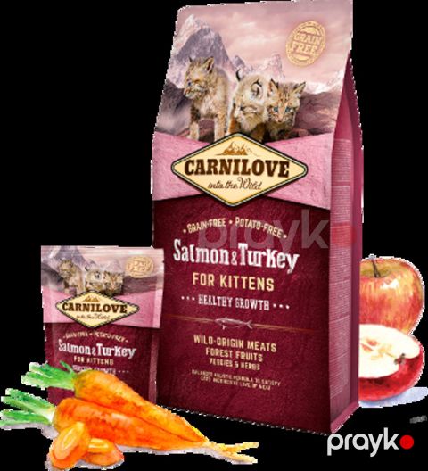 Carnilove qırmızı balıq və hinduşka ilə 1 kq (bala pişiklər üçün) — Bakı