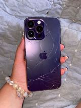 IPhone 14 Pro, Deep Purple, Qırıq — Apple iPhone