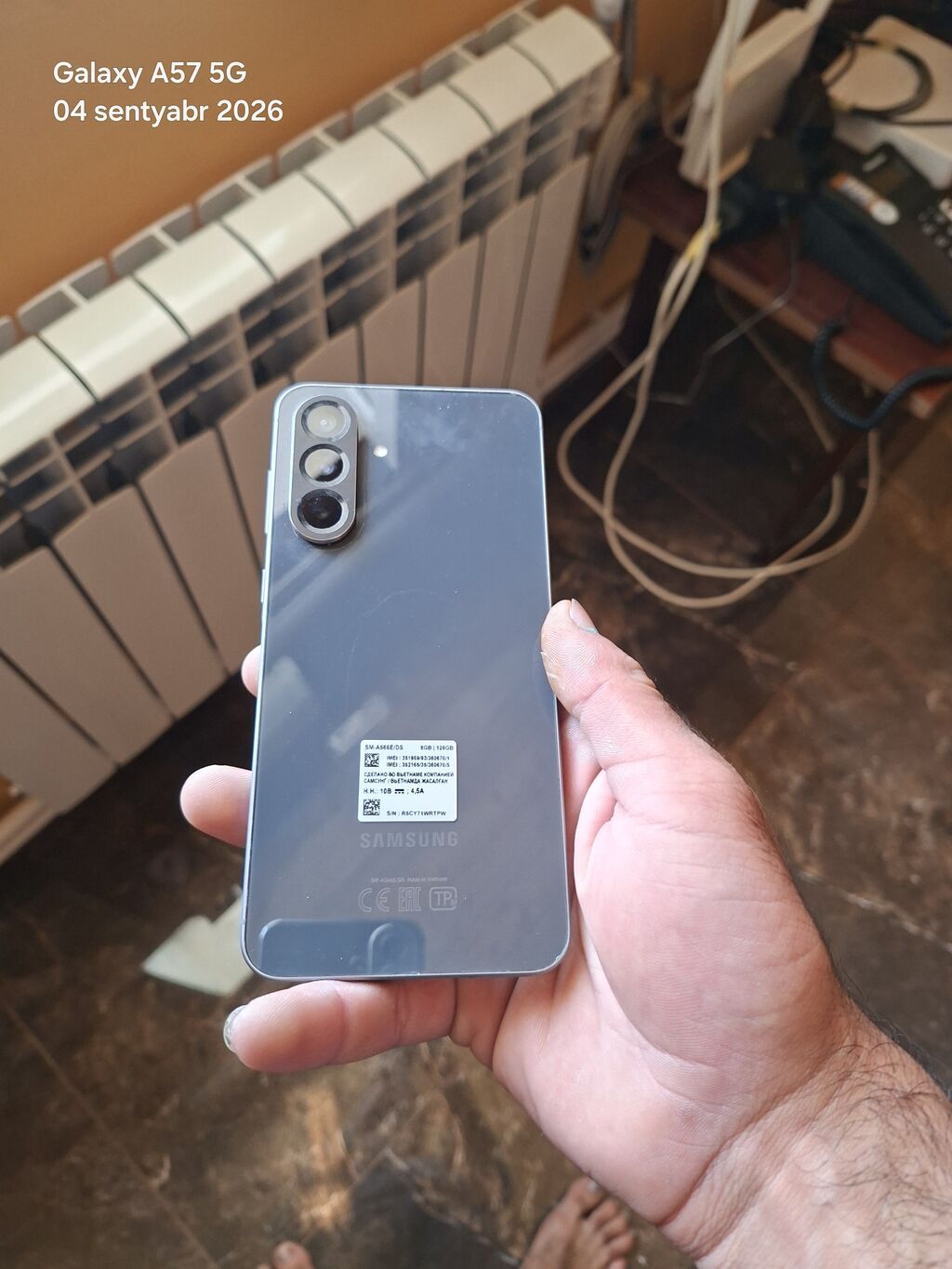 Samsung Galaxy A56 5G, 128 GB, rəng - Boz, İki sim kartlı — Samsung, Bakı (3)