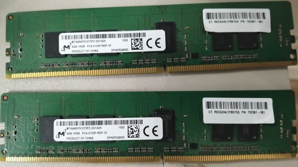 Operativ yaddaş (RAM) 4 GB, 2133 Mhz, DDR4, PC üçün, İşlənmiş — Operativ yaddaş, Bakı (3)