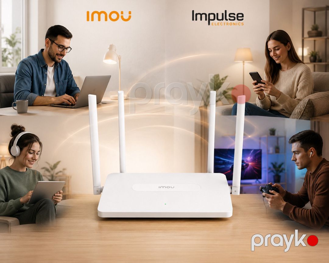 Imou AC1200 Wi-Fi Router – 2.4GHz / 5GHz, 4 Antena HR12F — Şəbəkə və server avadanlığı, Bakı (3)