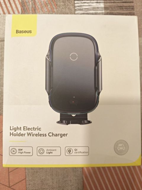 Baseus 15W Wireless Charger Light Electric Holder WXHW03 — Bakı