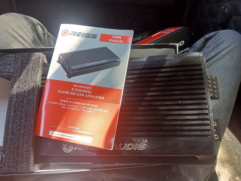 Reıss Audio RS-W5000.5 – 5 kanallı Class AB avtomobil gücləndiricisi — Gücləndiricilər, qəbuledicilər və DAC, Salyan