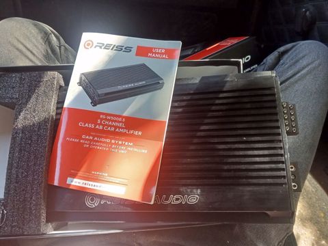 Reıss Audio RS-W5000.5 – 5 kanallı Class AB avtomobil gücləndiricisi — Salyan