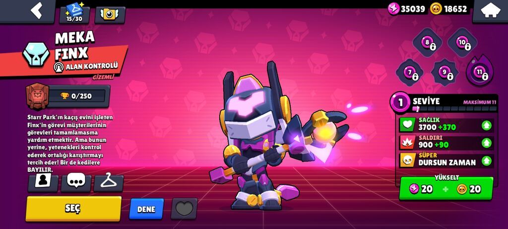 Brawl Stars hesabı – orta inkişaf etmiş profil - Kupa yolu: 6655 — Şəxsi əşyalar, Bakı (6)