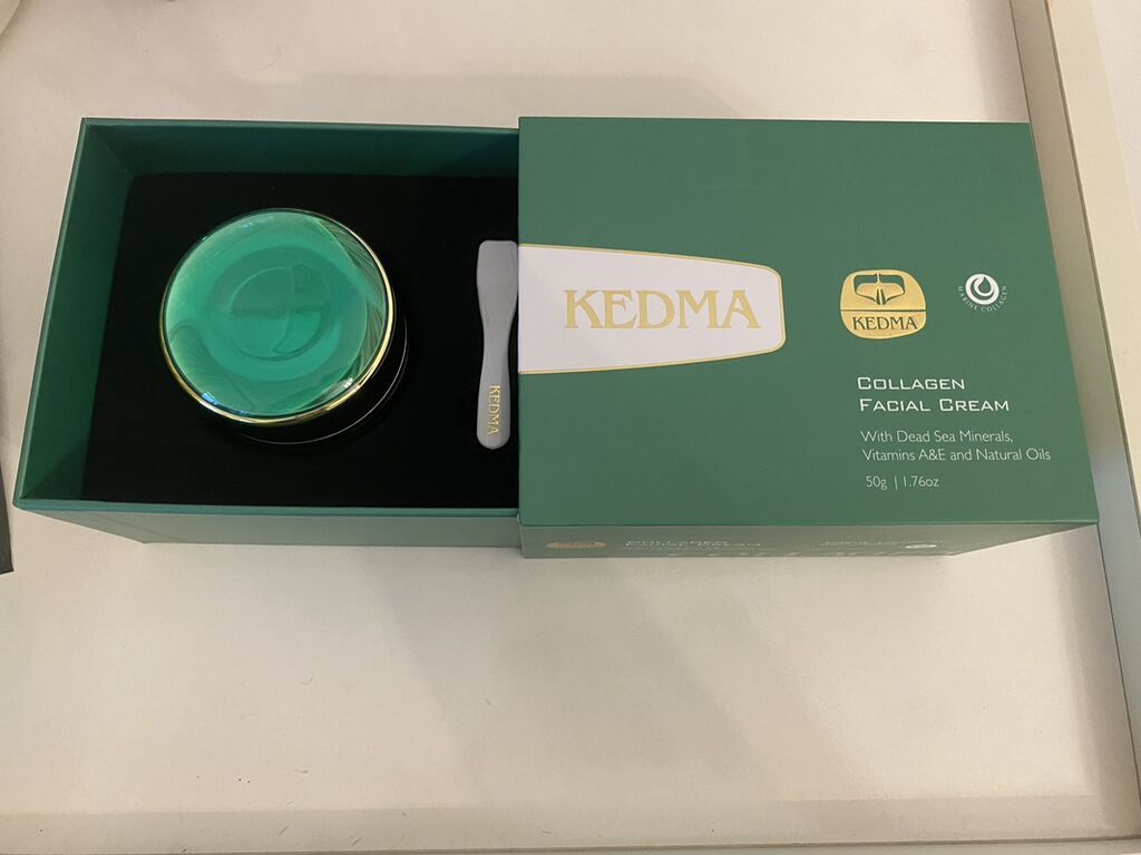 Kedma Collagen Facial Cream – 50 q (1.76 oz) - Üz üçün kollagenli — Üz qayığı, Masazır (3)