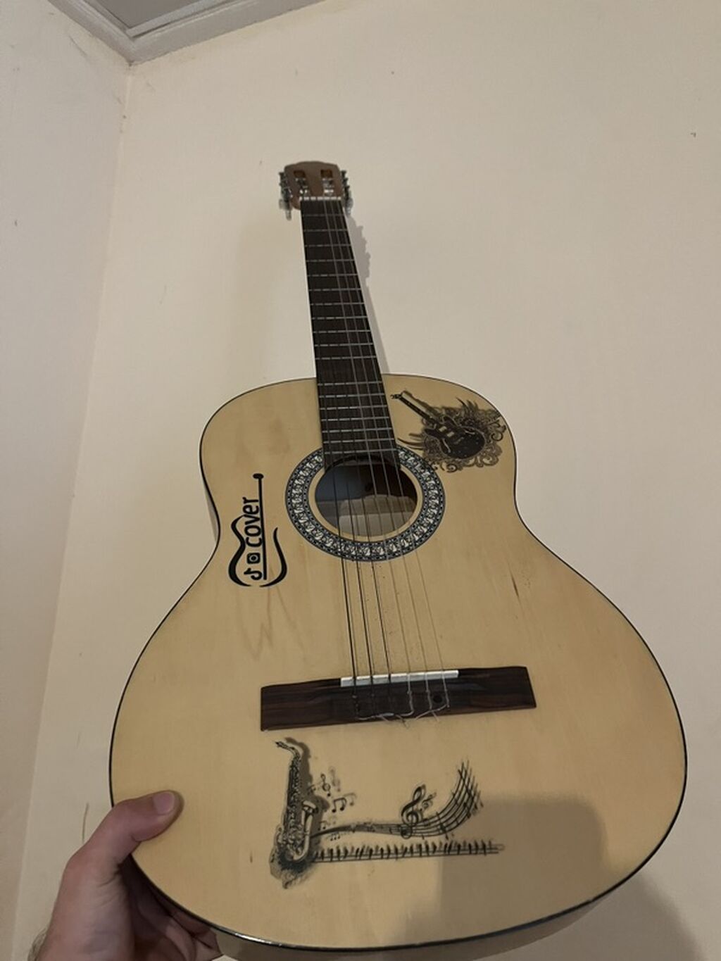 Neylon simli klassik gitara + yumşaq çexol - Korpus: klassik tam ölçü — Gitarlar və digər simli alətlər, Bakı (2)