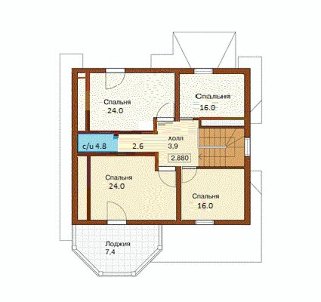 Satılır 5 otaqlı həyət evi/bağ evi 188 m² — Ev, villa, Bakı (4)