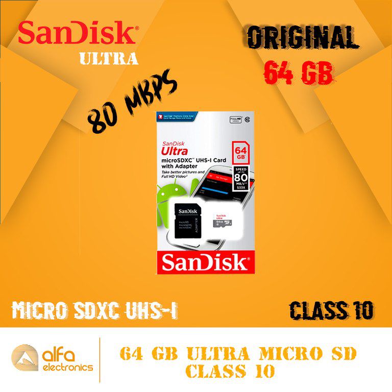 Ultra Micro Sd Kart "Sandisk Class 10" — Periferik cihazlar, Bakı (10)