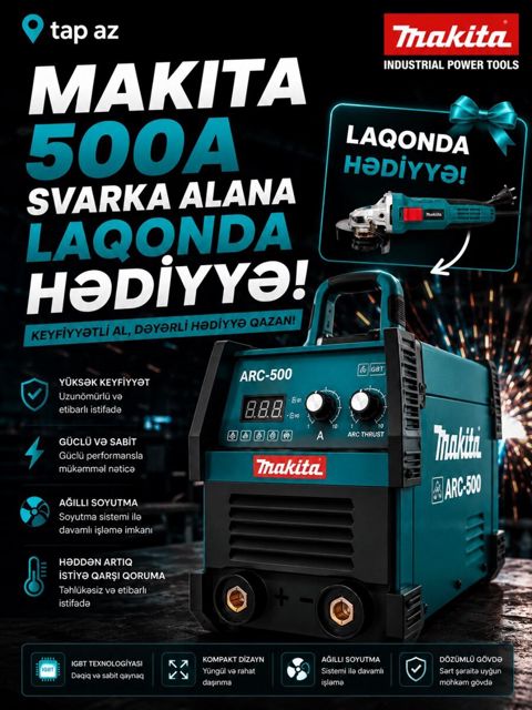 Qaynaq aparatı Makita — Bakı