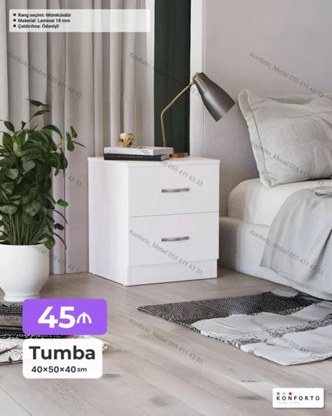 Tumba – 40×50×40 sm - Rəng seçimi: mümkündür - Material: 18 mm — Bakı