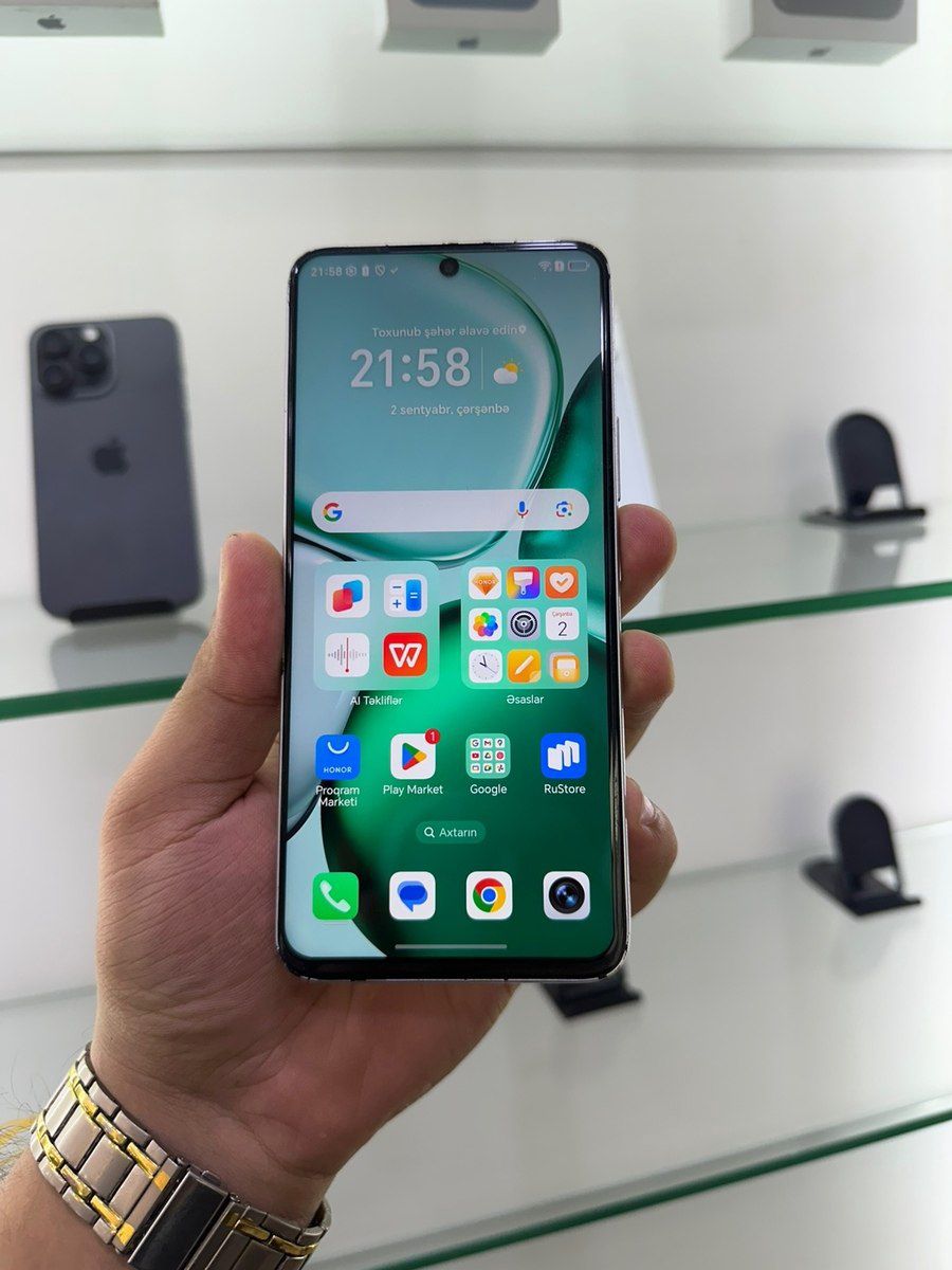Honor X9c Smart Moonlight White 256GB/8GB — Smartfonlar, Bakı (7)