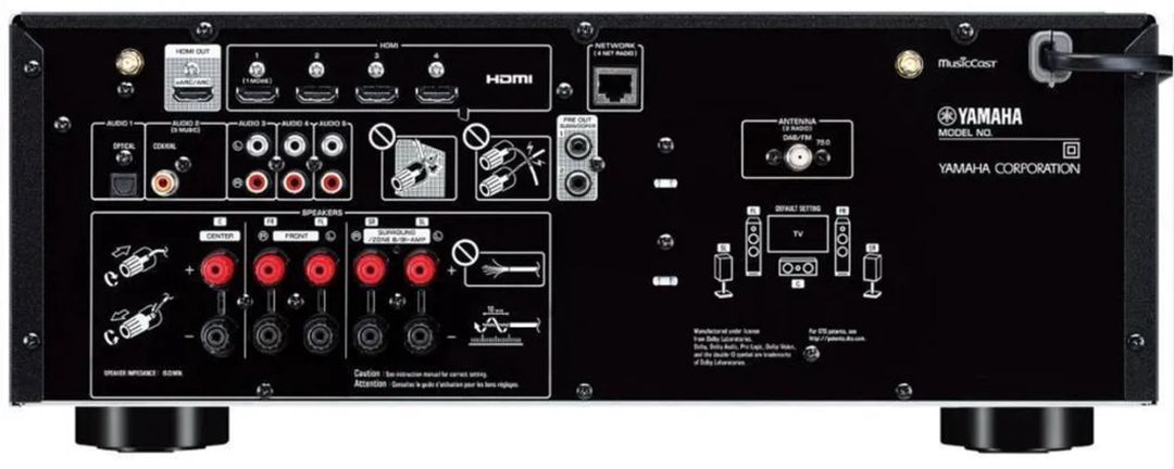 Yamaha RX V4A- 8K AV receiver və MusicCast — Səs texnikası, Bakı (3)