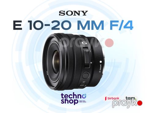 Linza "Sony E 10-20 mm f/4 DG HSM"