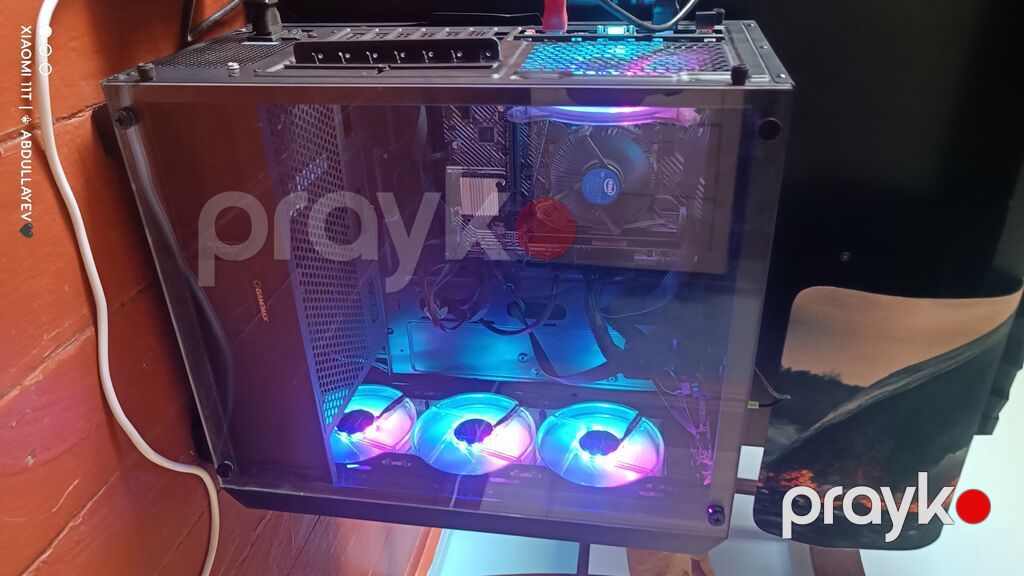 Gamıng PC SET satılır bu qiymətə 10 cu nəsil kompüter yoxdu — Masaüstü kompüterlər, Qobu (4)