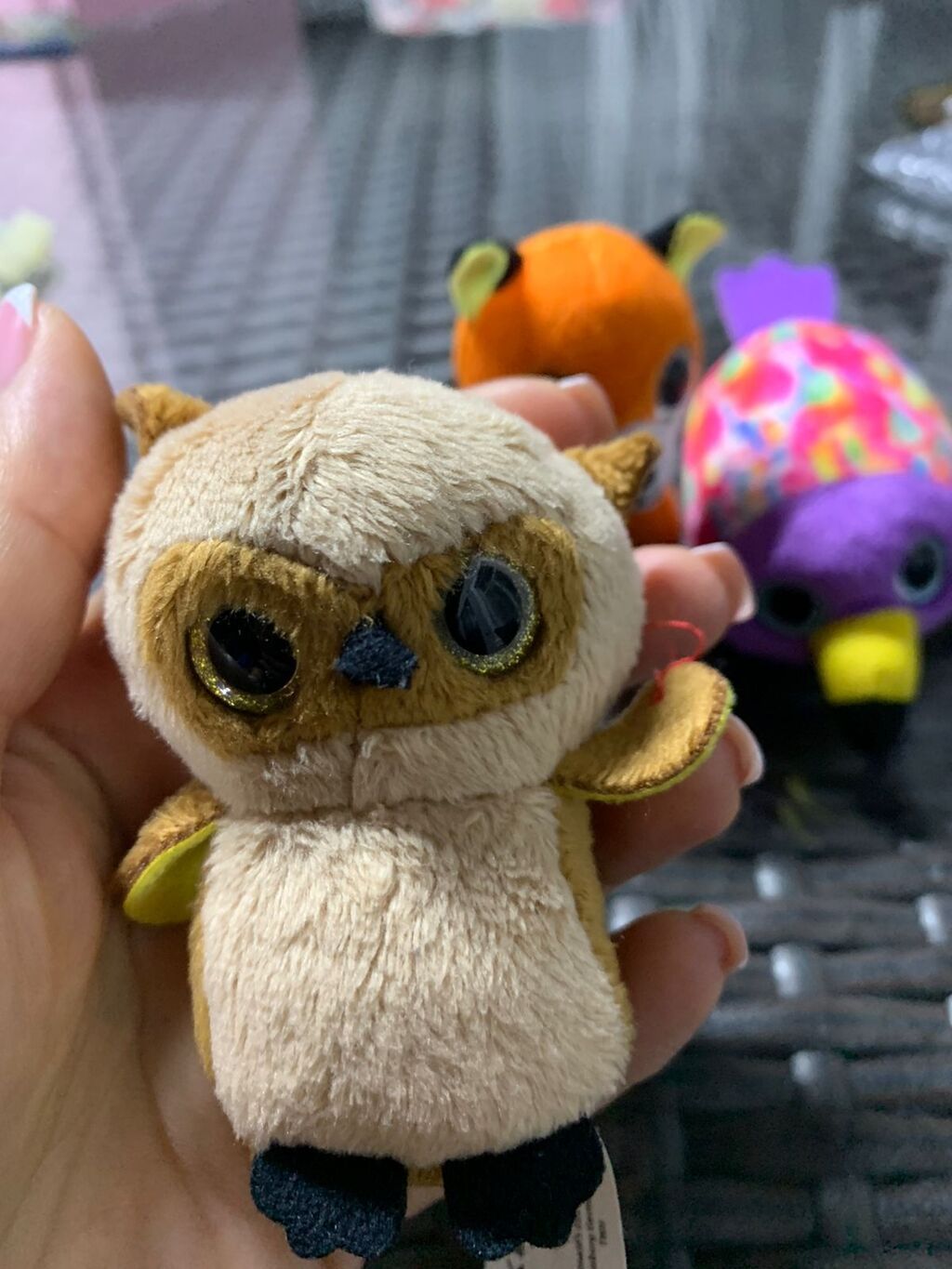 Mini plüş heyvan fiqurları dəsti - 3 ədəd yumşaq oyuncaqlı dəst — Yumşaq oyuncaqlar, Masazır (2)