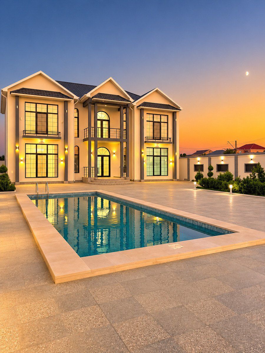 Satılır 6 otaqlı həyət evi/bağ evi 380 m² — Ev, villa, Bakı (4)