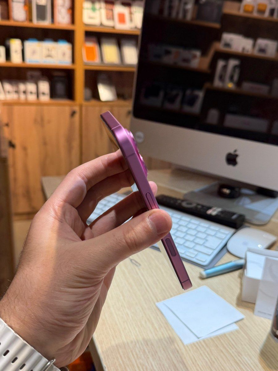 Apple iPhone 16 Pink 128GB/8GB — Smartfonlar, Bakı (5)