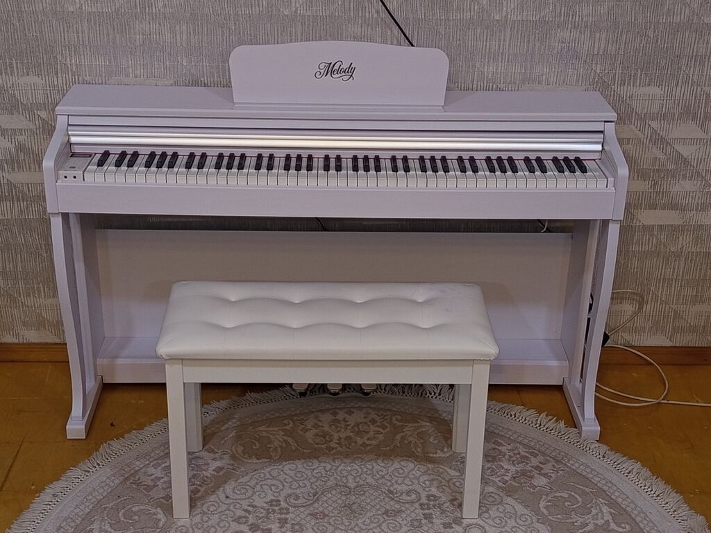 Rəng: ağ Brend/model: Melody (rəfli akustik kabinet dizaynı) Növ — Pianino və digər klaviş alətləri, Bakı