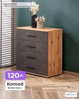 Komod – müasir dizaynlı, 4 çekmecəli. Ölçü: 40×80×100 sm. Material: 18 — Комоды и тумбы