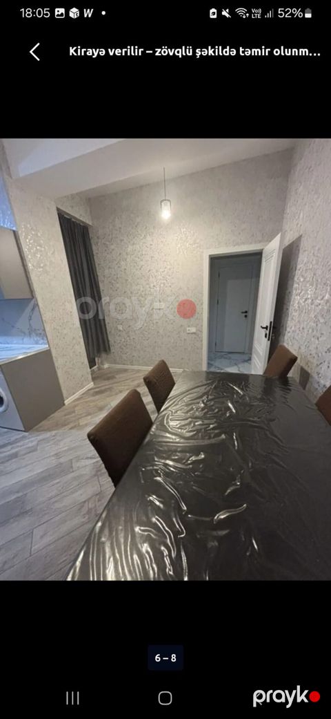 Masazırda 2 otaqlı mənzil kirayə verilir.4cü mərtəbədir.Qiymət:400 azn