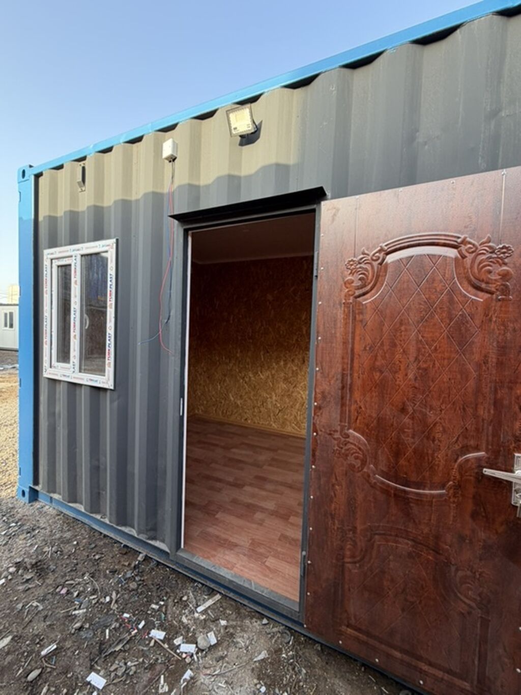 Metal konteynerdən hazırlanmış modul ofis/yaşayış bloku - Ölçü — Hazır konstruksiyalar, Digah (2)