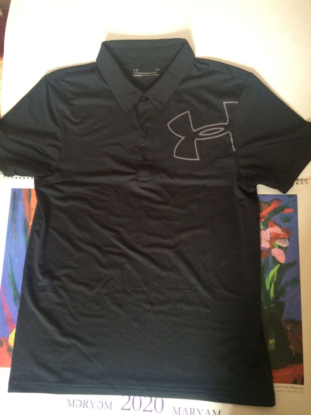 Polo köynək, Under Armour, M, rəng - Qara — Futbolka və polo, Bakı (2)