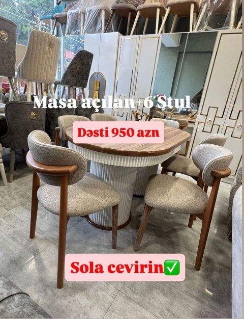 Masalar və oturacaqlar — Bakı