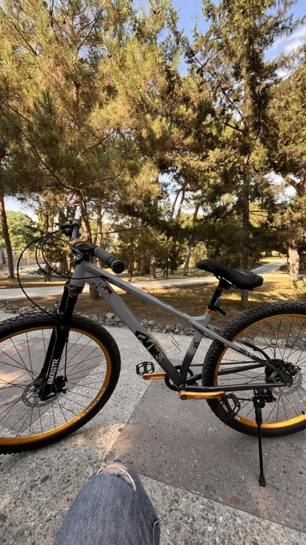Velosibedden Bawı çıxan biler nece velosibeddi 1 aydı Sürülmüyüb heç — Dağ velosipedləri, Digah (2)