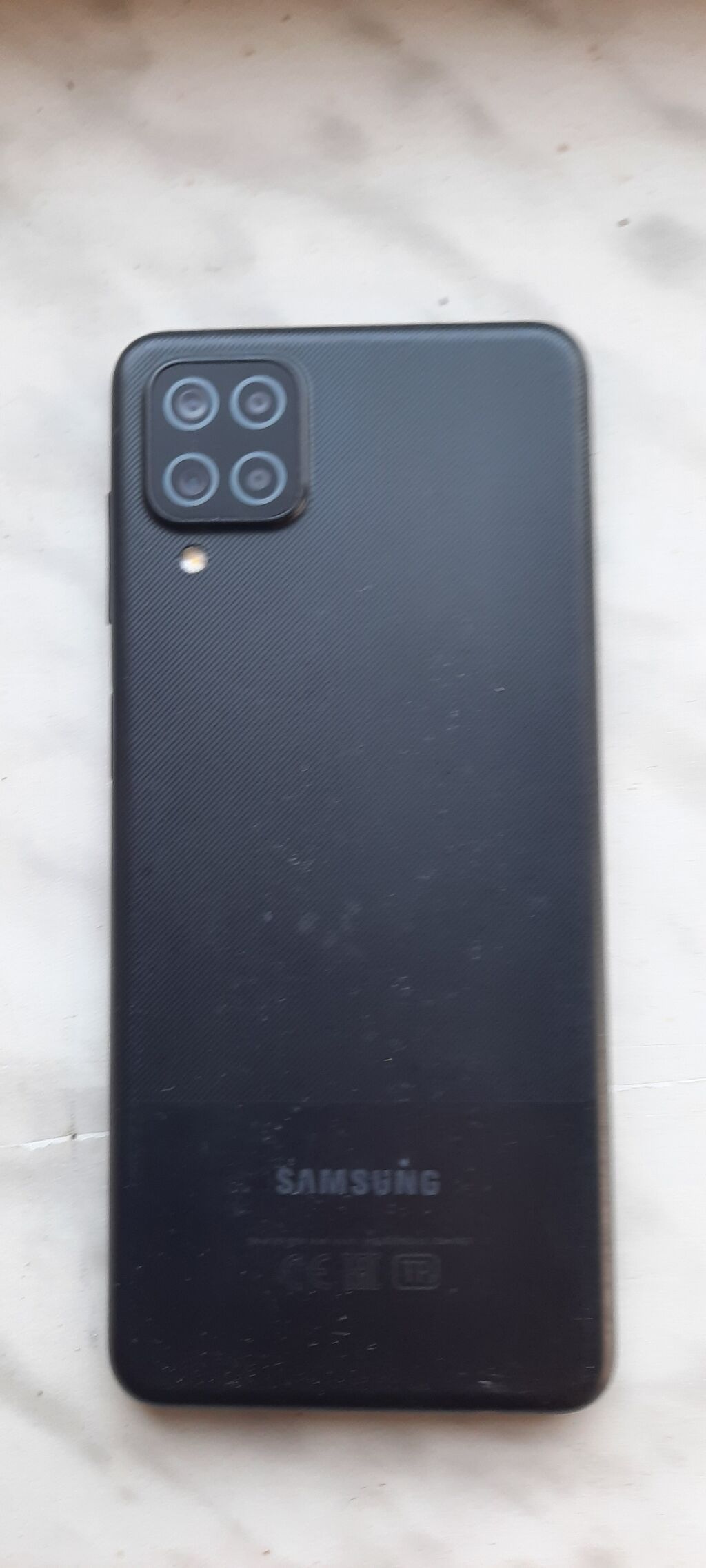 Samsung Galaxy A12, 64 GB, rəng - Qara, Sensor, Barmaq izi, İki sim kartlı — Samsung, Novxanı