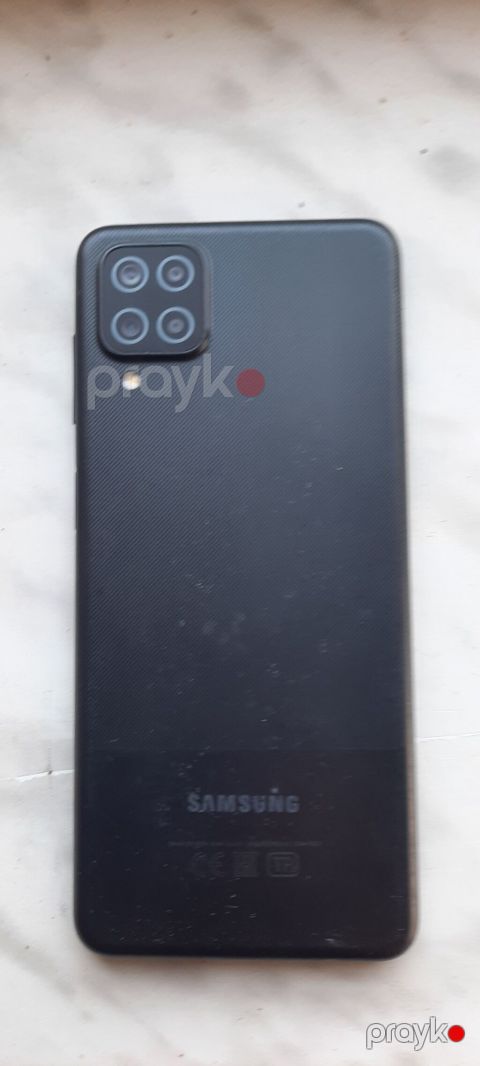 Samsung Galaxy A12, 64 GB, rəng - Qara, Sensor, Barmaq izi, İki sim kartlı — Novxanı