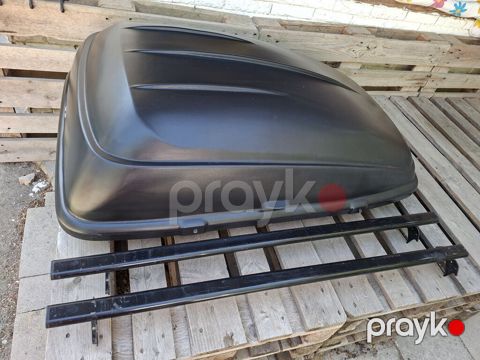 Avtomobil üçün dam baqajı (roof box) və dam relsləri - Rəng: qara — Bakı