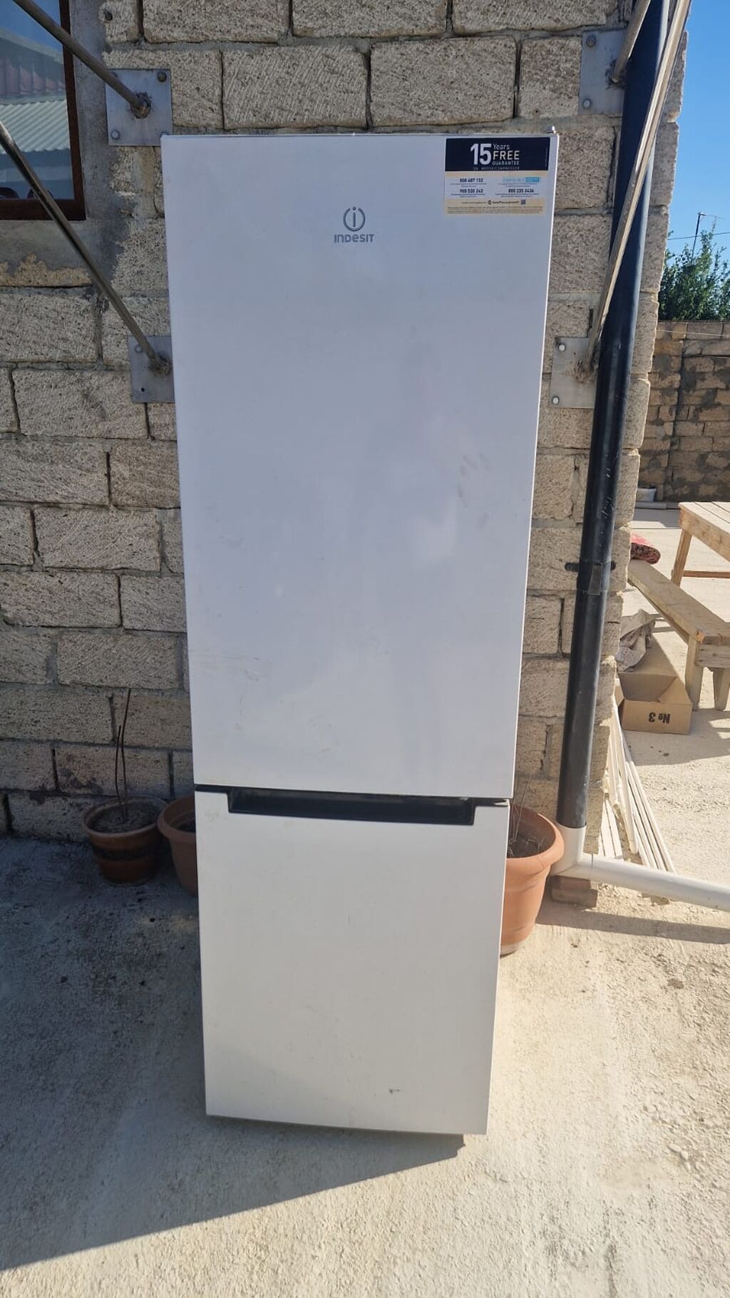 İndesit Nofros Soyuducu Cemi 6.7 ay işlənib köç sebebinden — Soyuducular, Digah (3)