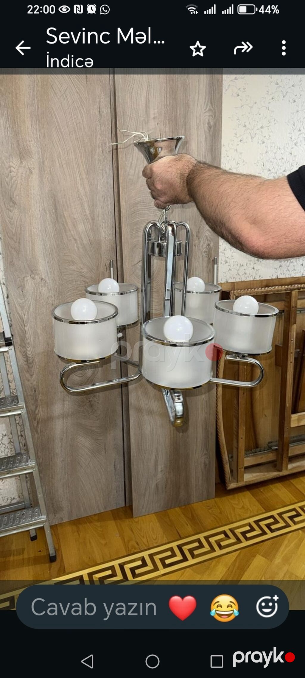Çılçıraq, 5 lampa, Metal — Tavan is?qlar? v? cilc?raqlar, Sumqayıt (2)