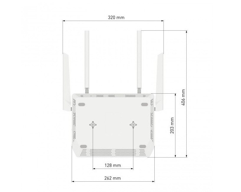 Wi-Fi Router "Keenetic Giant KN-2610" — Şəbəkə və server avadanlığı, Bakı (9)