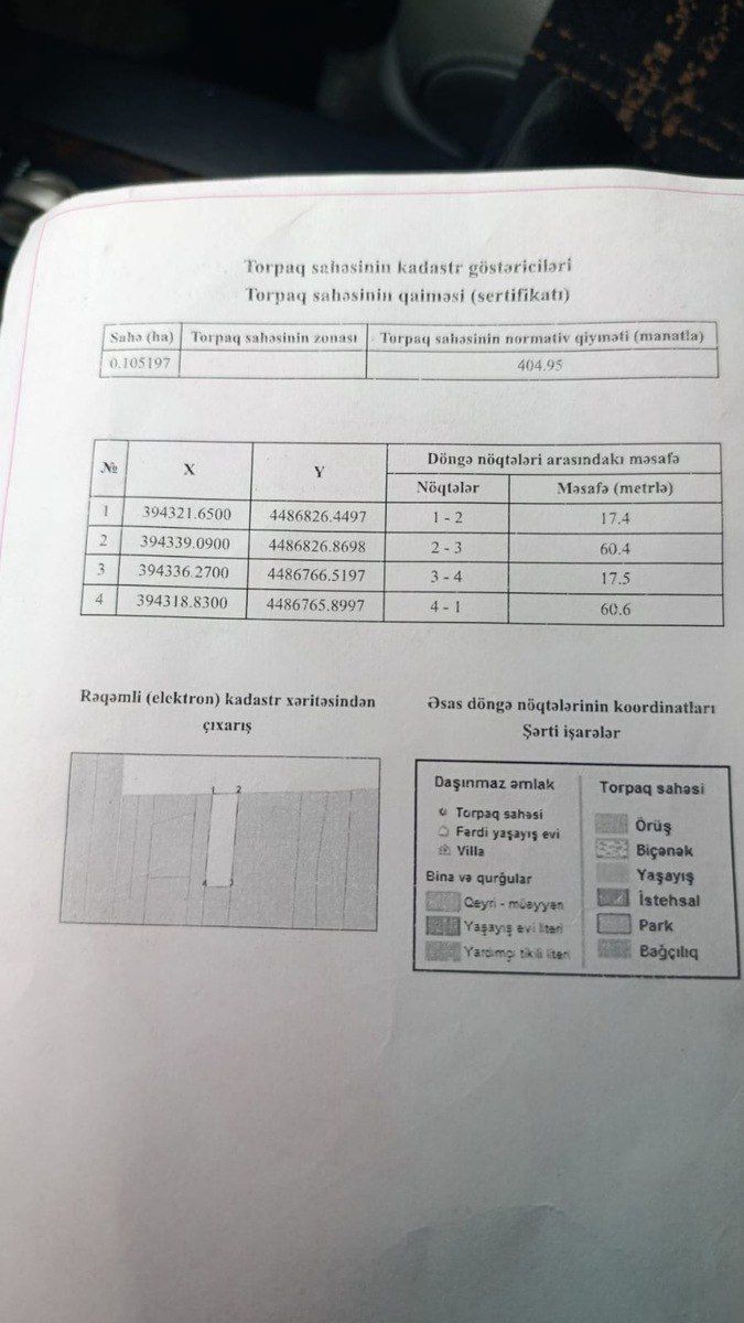 10.5 sot torpaq sahəsi, Saray qəs — Torpaq, Bakı (11)