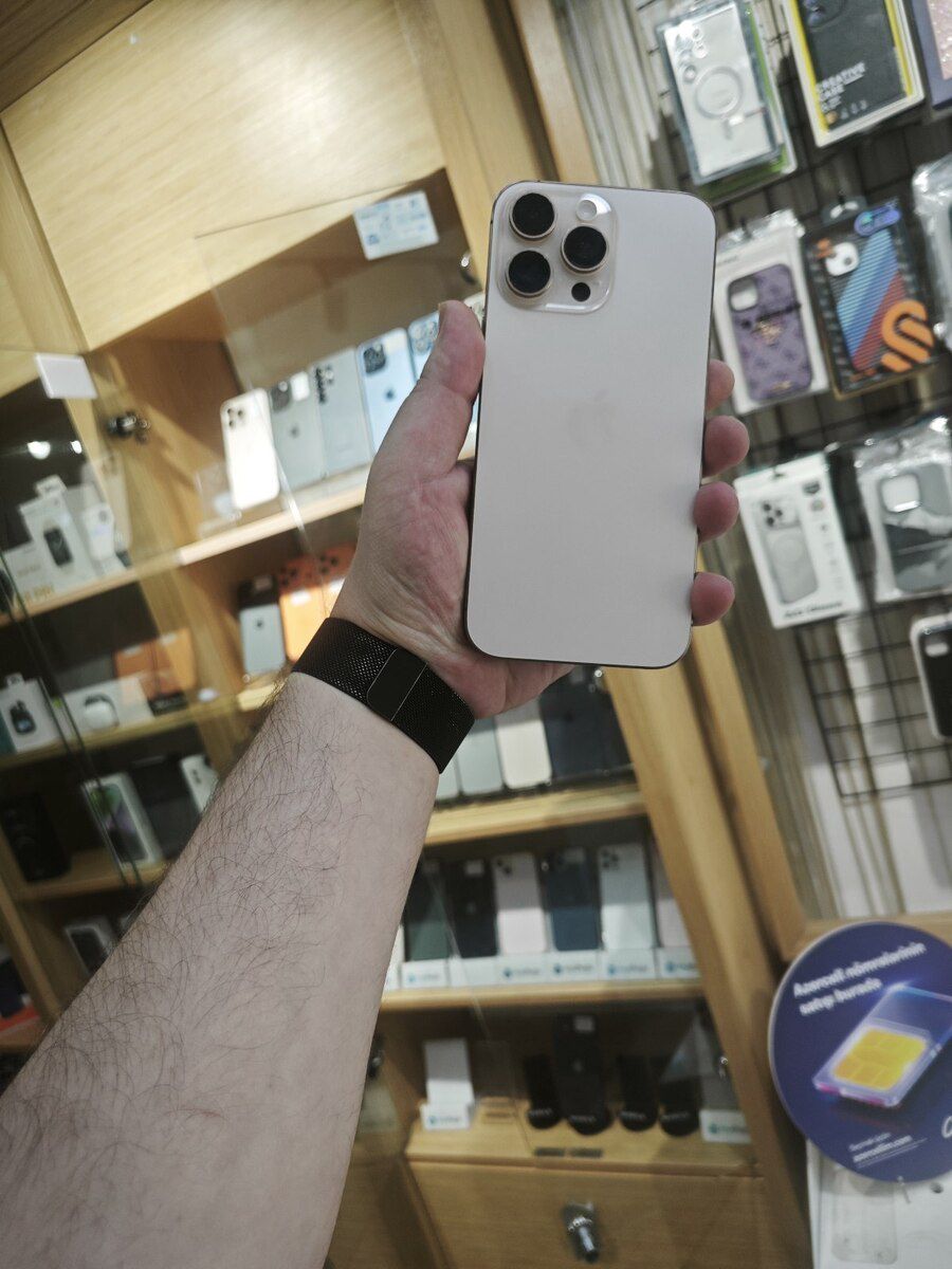 Apple iPhone 16 Pro Max Desert Titanium 512GB/8GB — Smartfonlar, Bakı (2)