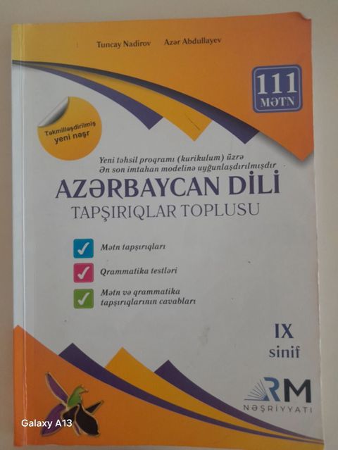 Məhsul: “Azərbaycan dili – Tapşırıqlar toplusu”, IX sinif Müəlliflər — Digah