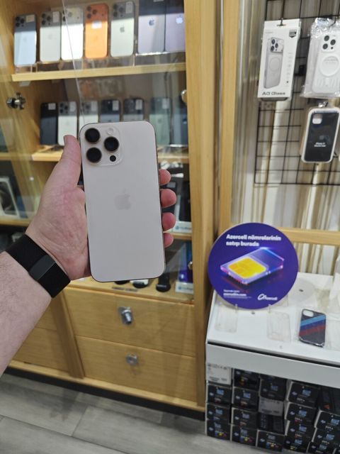 Apple iPhone 16 Pro Max Desert Titanium 256GB/8GB — Bakı