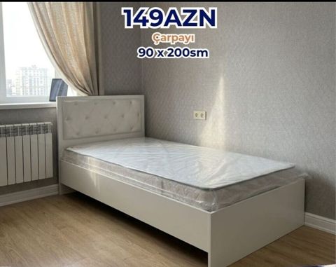 Yeni, Təknəfərlik çarpayı, Bazasız, Matrassız, Siyirməsiz, Azərbaycan — Bakı