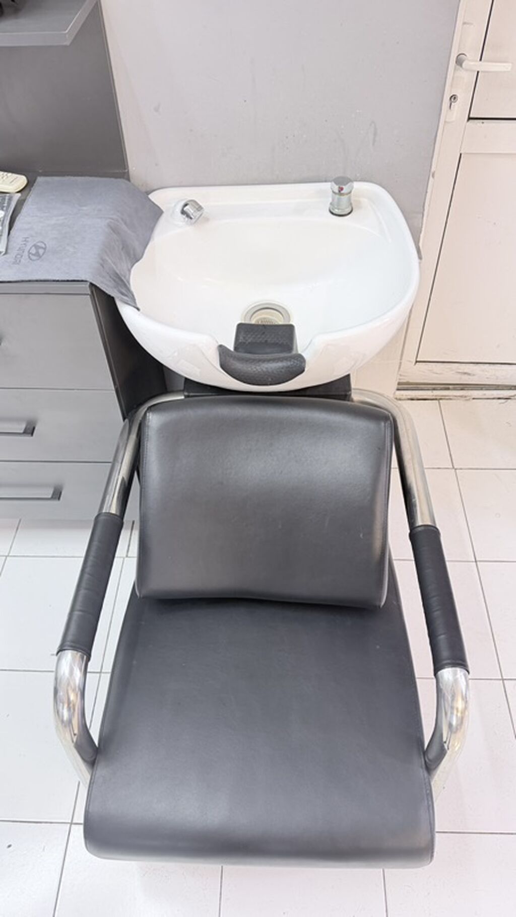 Salon üçün saç yuma kreslosu və lavabo modulu - Komplekt: ergonomik — Kreslo, Mingəçevir (5)