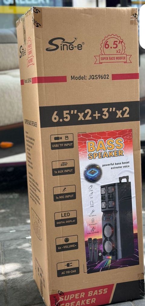 Sing-e JQS9602 Bass Speaker Xüsusiyyətlər: - 6.5" x2 subwoofer + 3" — Şəmkir